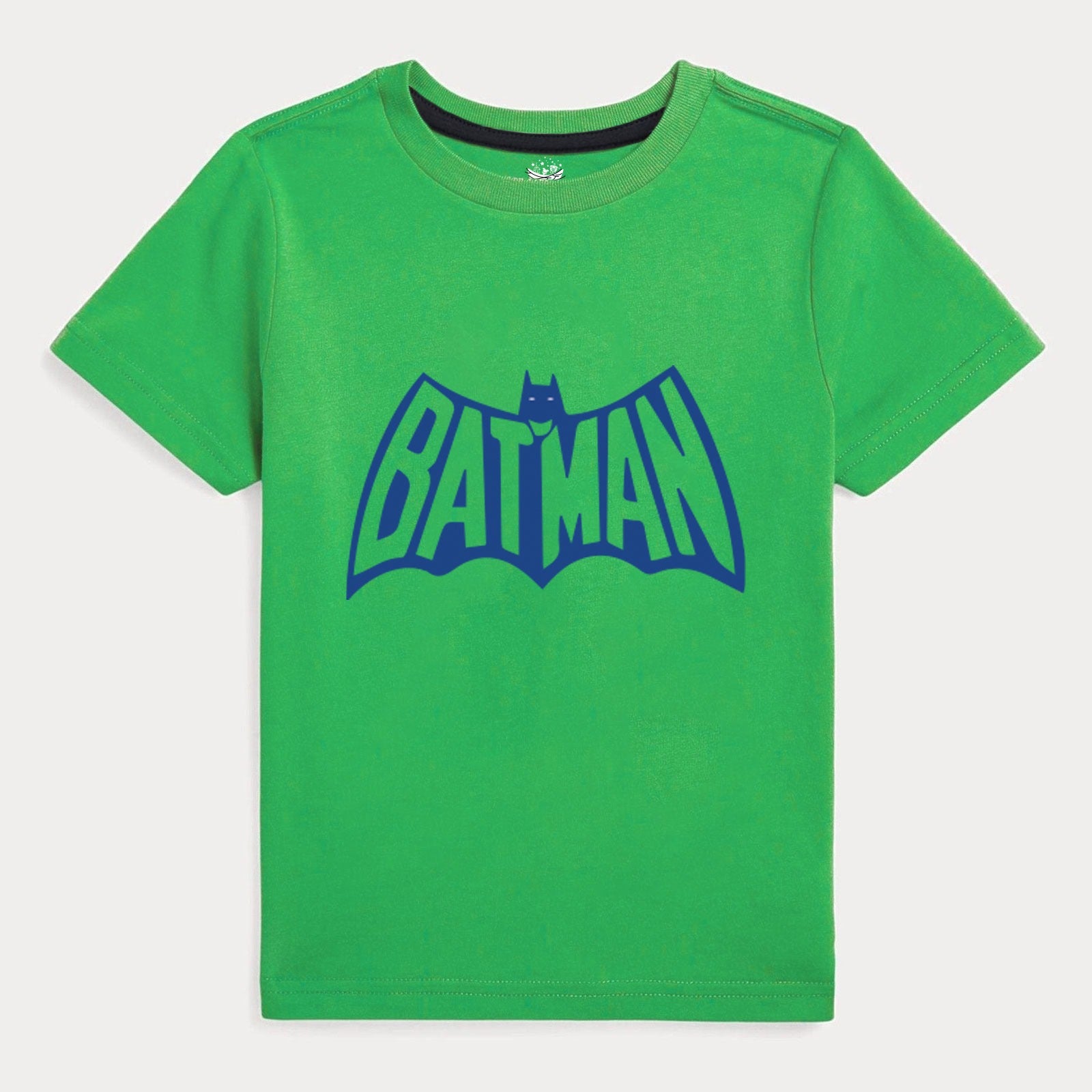 Kids Green Cartoon Printed Badman Design
