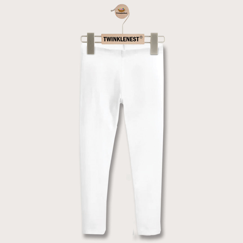 Kids White Cotton Tights – Everyday Essentials