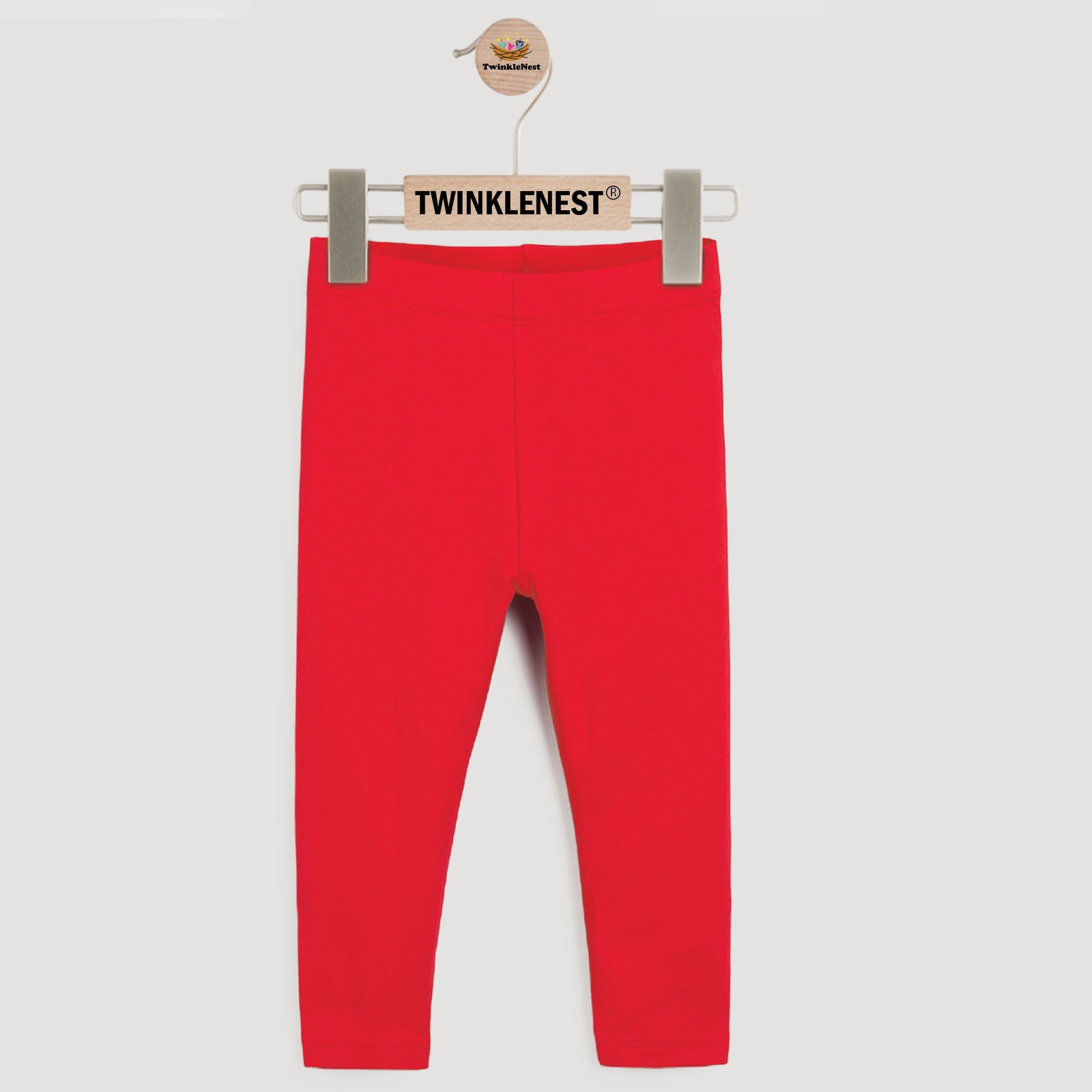 Kids Red Cotton Tights – Everyday Essentials