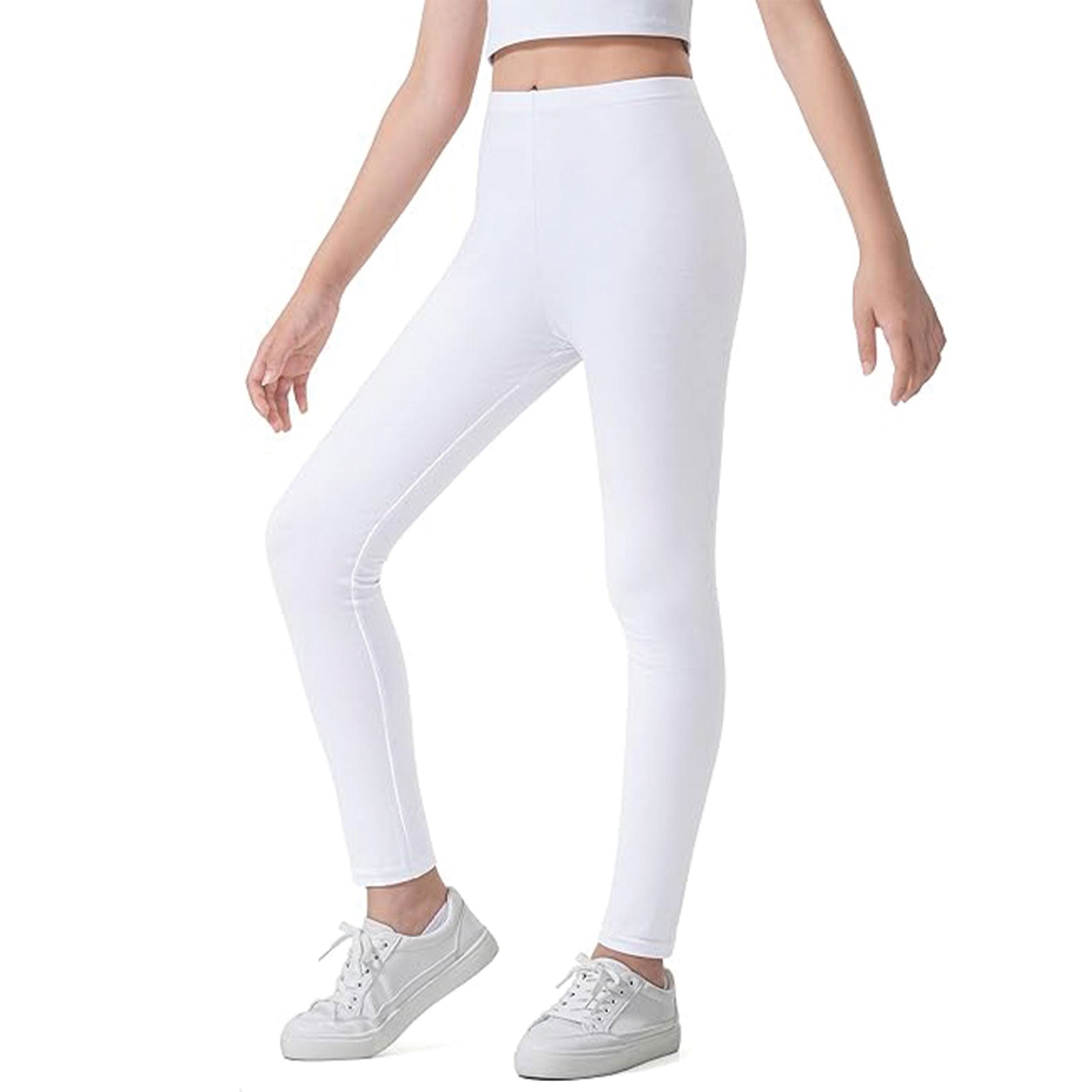 Kids White Cotton Tights – Everyday Essentials