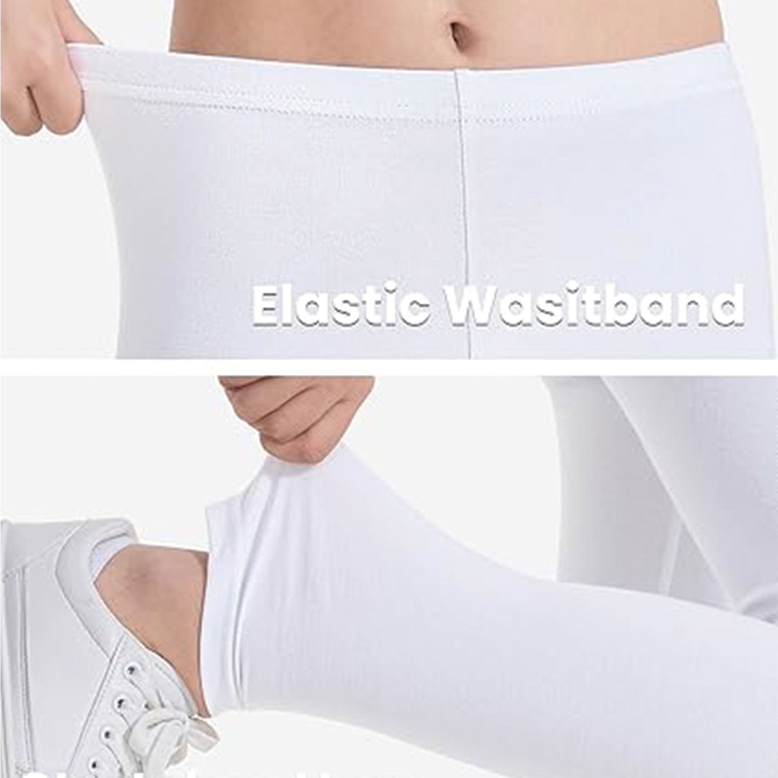 Kids White Cotton Tights – Everyday Essentials