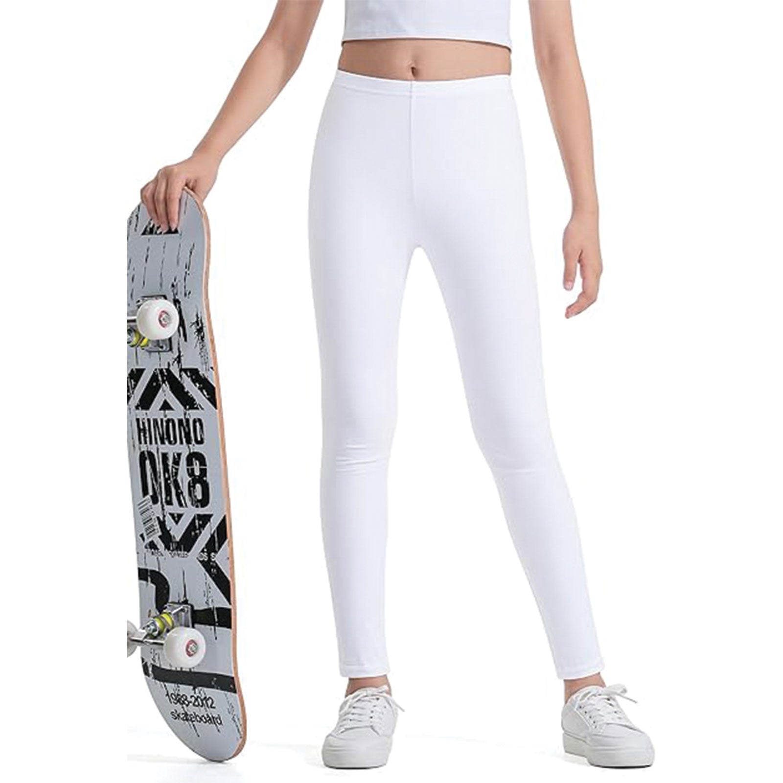 Kids White Cotton Tights – Everyday Essentials