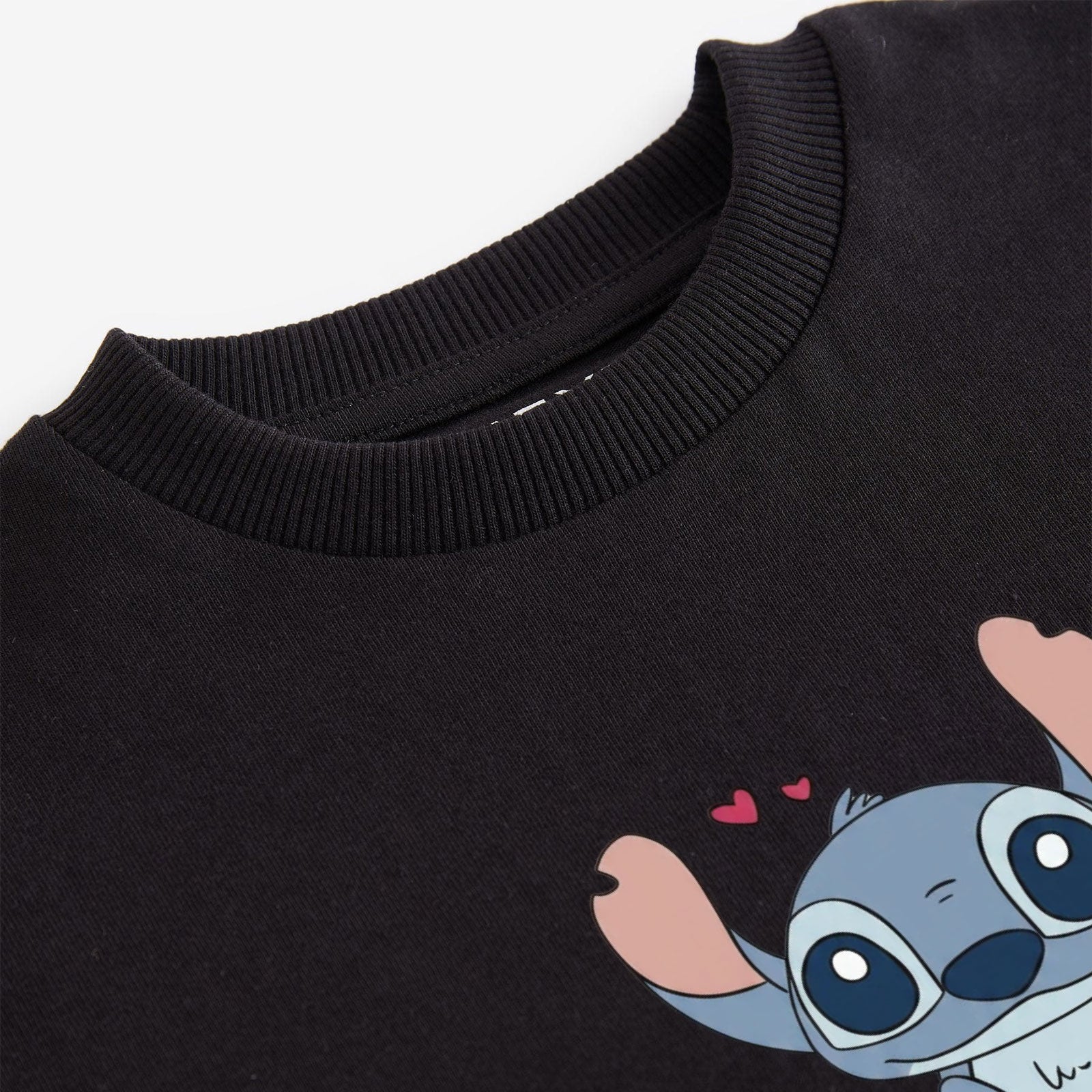 Boys Black Cute Cartoon Graphic T‑Shirt