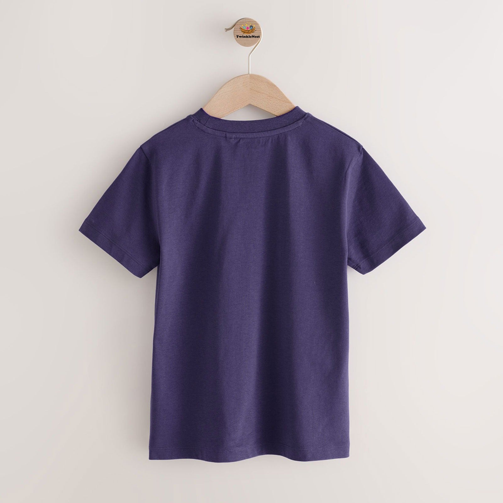 Boys Purple Spider Graphic T‑Shirt