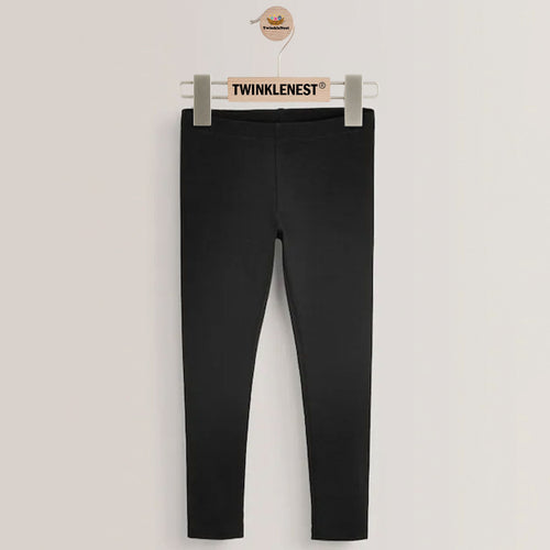 Kids Black Cotton Tights – Everyday Essentials